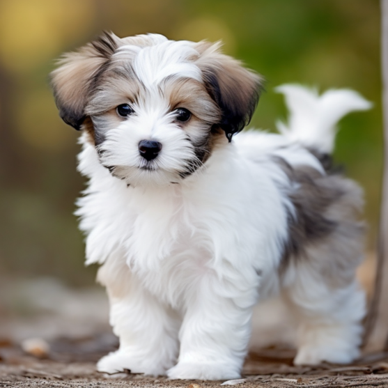 Havachon puppy with Silky Coat Havachon dog